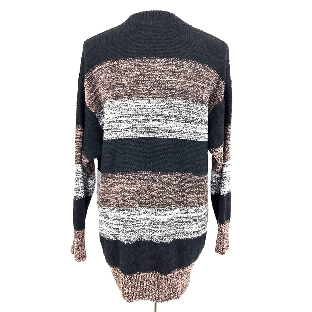 Free People Black Southport Oversized Beach Cardi - Picture 6 of 10